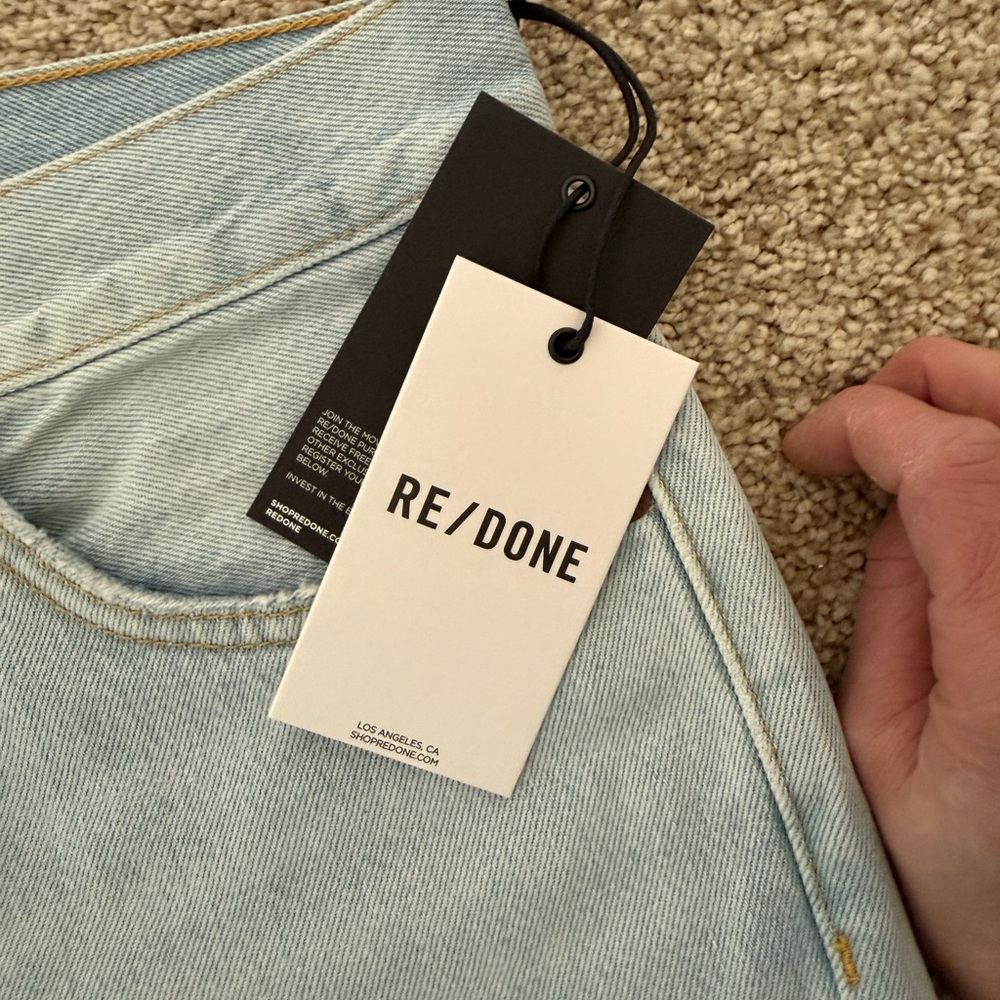 Re/Done Distressed Relaxed Fit Jeans Size 27 - Picture 3 of 4